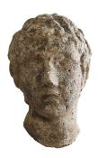 After the Antique: a weathered stone head
