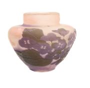 A Gallé cameo glass vase