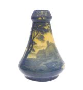 A De Vez cameo glass vase