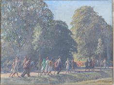 Frank Reynolds (British, 1876-1953) 'Going To Work' 1943