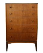 McIntosh & Co. Ltd: A teak chest of drawers