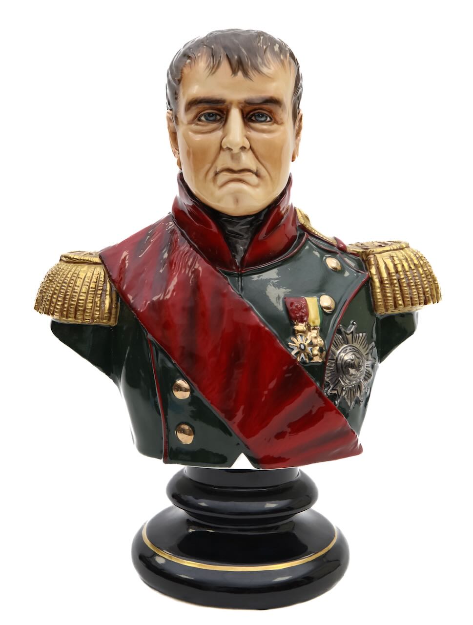 A Michael Sutty porcelain bust of Napoleon Bonaparte - Image 2 of 2