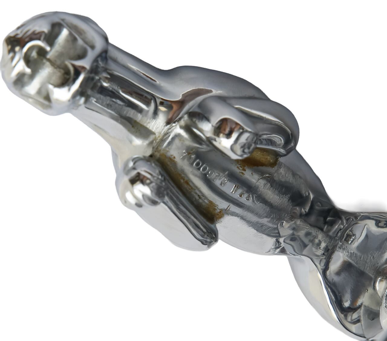 Two chrome Jaguar car mascot ashtrays - Image 2 of 2