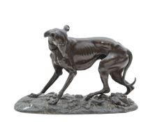 After Pierre-Jules Mene, a patinated spelter figure