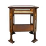 An Arts and Crafts bijouterie table