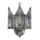 A Continental silver triptych font or bénitier - Image 1 of 2