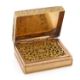 A Georgian gold vinaigrette in a fitted case - Image 1 of 6