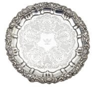 An Edward VII silver salver