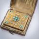 A Georgian gold vinaigrette in a fitted case - Image 6 of 6