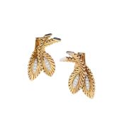 A pair of Vourakis diamond set ear rings