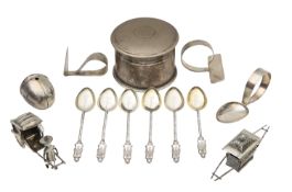 A collection of Chinese silver