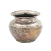 A Continental silver vase