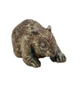 A Stuart Devlin silver gilt figure of a wombat