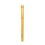 A Les Must de Cartier Trinity gold plated ball point pen