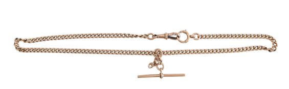A 9ct Albert chain