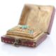 A Georgian gold vinaigrette in a fitted case - Image 2 of 6