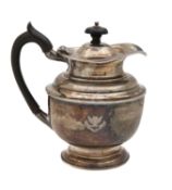 A Victorian silver water jug