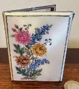 SILVER AND ENAMEL CIGARETTE CASE, BIRMINGHAM 1937, WEIGHT APPROX 99.8g