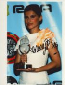 Nelly Furtado Canadian Singer Songwriter 10x8 inch Signed Photo. C. Good condition Est.