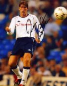Darren Anderton signed 10x8 inch colour photo pictured in action for Tottenham Hotspur. Good