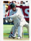 Shaun Pollock signed 10x8 inch colour photo pictured in action for South Africa. Good condition