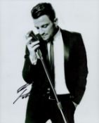 Peter Andre signed 10x8 inch black and white photo. Good condition Est.