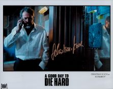 Sebastian Koch signed A Good Day to Die Hard 10x8 inch colour promo photo. Good condition Est.