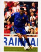 Ryan Giggs signed 10x8 inch colour photo pictured in action for Manchester United. Good condition