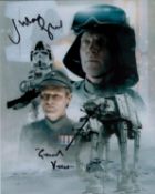 Julian Glover signed Star Wars 10x8 inch colour montage photo. Good condition Est.