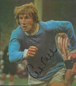 Footballer. Colin Bell signed 9 x 8 inch Approx. colour pictured magazine cut out page. Good