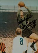 Football. Joe Corrigan signed 7 x 5 inch Approx. colour photo. Good condition Est.