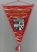 Football Vintage Troisdorf 05 E.V. From friendly match and sports club Football pennant, is a German