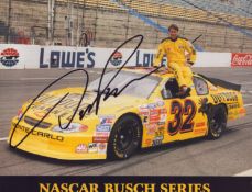 Dan Pardus signed 10x8 inch colour NASCAR photo. Good condition Est.