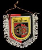 Football Vintage Beeringen F.C. mini pennant, Beringen Football Club was a Belgian football club
