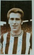 Footballer. Bobby Moncur signed 6.5 x 4 inch black and white photo. Good condition Est.