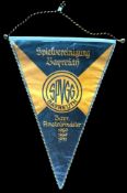 Football SPVGG Bayreuth commerative vintage pennant. SpVgg Bayreuth is a German football club