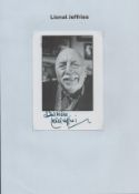 Lionel Jeffries signed 6x4inch black and white photo. TV/Film, Entertainment autograph. Good