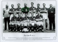 Bert Trautmann Signed 16 x 12 Colourised Autograph Editions, Limited Edition Print. Good. Good