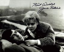 June Ritchie signed 10x8 inch black and white photo. TV/Film, Entertainment autograph. Good