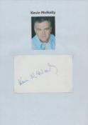 Kevin McNally signed 6x4inch white card. TV/Film, Entertainment autograph. Good condition Est.