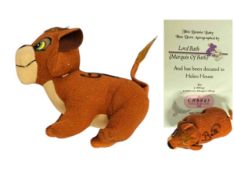 Lord Bath signed beanie baby. No tag. Good condition Est.