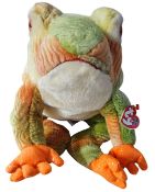 Prince Albert of Monaco signed large frog beanie baby. Signed on tag. Good condition Est.