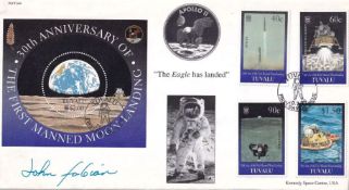 JS(CC)64J 50th Anniv of the USAF Signed Col J M Fabian veteran 2 space flights. 18 Sep 1997