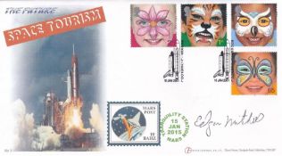 Edgar Mitchell NASA astronaut Apollo 14 moonwalker signed Internetstamps The Future space tourism