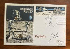 HASP10c NASA Space programme Signed A. M. Worden J B Irwin NASA astronauts. Historic Aviators