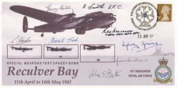 617 Sqn Reculver Bay Signed 8 member of 617 Sqn during WW11 11 Apr 07 The Cenotaph Special Weapons