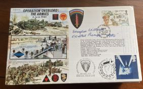 WW2 D Day Douglas Williams CO HMS Beagle 1944 signed 50th ann D-day Operation Overlord The Armies