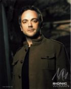 Mark Shepherd signed 10x8 inch Bionic Woman colour promo photo. Good condition Est.