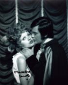 Madeline Smith signed 10x8 inch black and white photo. Good condition Est.