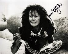 Janus Blythe signed 10x8 inch black and white photo. Good condition Est.